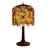 14Inch Flowers Tiffany Table Lamps Vintage Stained Glass -Home Decor