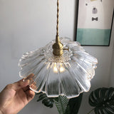 Colorful Modern Art Decor Flower Glass Pendant Light