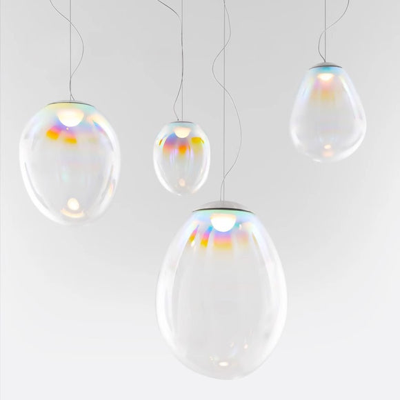 Rainbow Glass Creative Chandelier Pendant Lighting