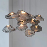 Fiberglass Clouds Minimalist Glass Pendant Light Lamp Simple Ceiling Hanging Lamp Fixture