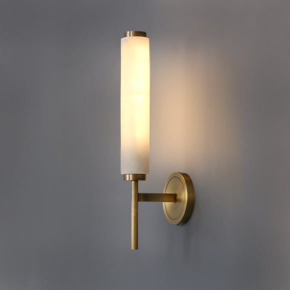 Marble Solid Brass Sconce Wall Lamp Lights Vanity Lighting Mid Century Sconce