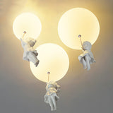 Angel Child Chandelier Pendant Light Decorative Ceiling Light for Kids' Room or Nursery