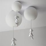 Angel Child Chandelier Pendant Light Decorative Ceiling Light for Kids' Room or Nursery