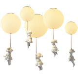 Angel Child Chandelier Pendant Light Decorative Ceiling Light for Kids' Room or Nursery