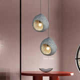 Creative Cave Resin Pendant Light - Modern Minimalist Irregular Shape Hanging Light