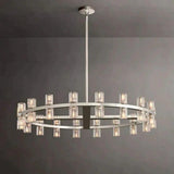 Customized LED Crystal Round Chandelier 36" 48" 60"