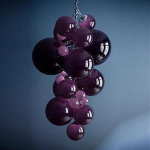 DIY Color Grapes Glass Chandelier Lighting