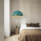 Dome Iron Pendant Light Art Deco Lamp D41CM