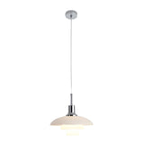 Dome Pendant Light Fixture Modern Style Metal Glass