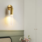 Flume Glass Copper Wall Lighting