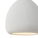 Handcrafted Minimalist DomeTextured Polystyrene Pendant Light