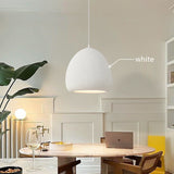 Handcrafted Minimalist DomeTextured Polystyrene Pendant Light