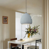 Handcrafted Minimalist DomeTextured Polystyrene Pendant Light