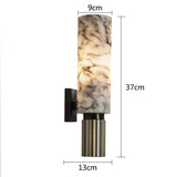 Modern Cylinder Marble Wall Sconce Indoor Decorative Lighting