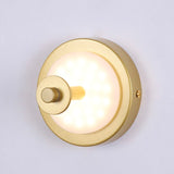 Modern LED Disc Marble Wall Sconce Indoor Decorative Lighting