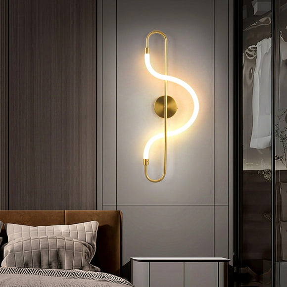 Modern Minimalist Twisted Wall Lamp LED