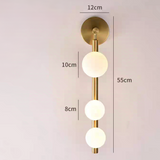 Modern Glass Ball Wall Sconce Indoor Down Spot Light Decorative Lighting