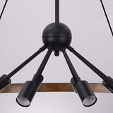 Industrial Rustic Light Fixture Farmhouse Wagon Wheel Chandelier Round Chandeliers