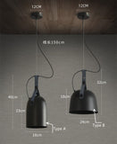 Minimalist Dome Pendant Lights with Leather Straps Adjustable Chandelier