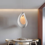 Modern Artisan Design Biomorphic Polystyrene Pendant Lights Pod-like Shape