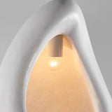 Modern Artisan Design Biomorphic Polystyrene Pendant Lights Pod-like Shape