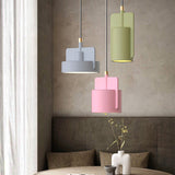 Modern Colorful Geometric Cement Pendant Lights