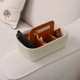 Modern Desktop & Remote Control Organizer, Portable Storage Bin