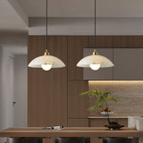 Modern Hemispherical Copper Cloud Stone Pendant Lighting