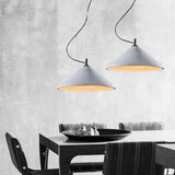 Modern Minimalist Concrete Pendant Light - Cone Shade, Industrial Chic