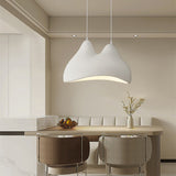 Mountain Sculptural Minimalist Dome Textured Polystyrene Pendant Light