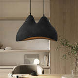 Mountain Sculptural Minimalist Dome Textured Polystyrene Pendant Light