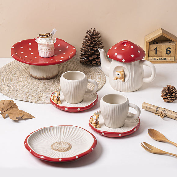 Mushroom Ceramic Series Dinnerware Homewares