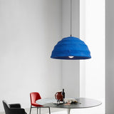 Pluto Pendant Lamp - Textured Blue Finish