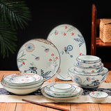 Rabbit Hand-painted Printed Underglaze Ceramic Tableware Creative Dinnerware Homewares