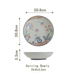 Rabbit Hand-painted Printed Underglaze Ceramic Tableware Creative Dinnerware Homewares