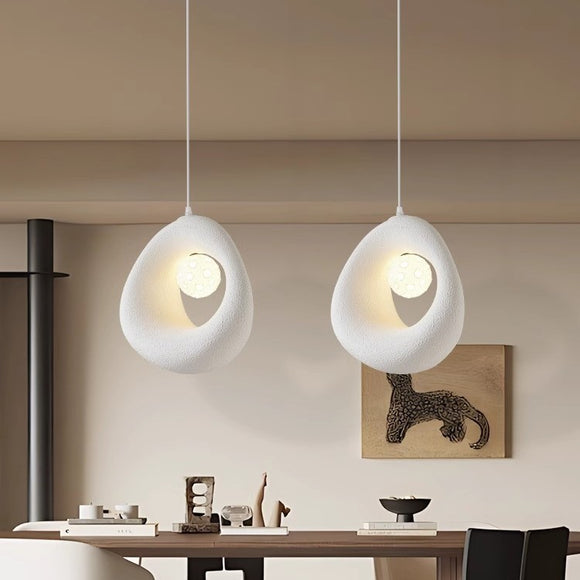 Various Modern Artisan Design Biomorphic Polystyrene Pendant Lights