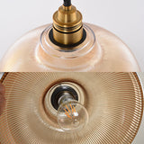 Vintage Industrial Glass Pendant Light Ceiling Light