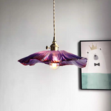 Colorful Modern Art Decor Flower Glass Pendant Light