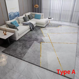 Modern High-end Simplicity Minimalist Beige Designed Area Rug Abstract