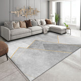 Modern High-end Simplicity Minimalist Beige Designed Area Rug Abstract