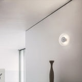 3W/8W D26cm Disk Modern Led Wall lamp Creative Frameless Light Guide Plate Transparent Crystal - heparts