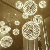 Oversized Globe Firefiles Pendant Light Chandelier Lighting Lamp Ambient Light - heparts