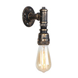 Retro Pipe Simple Vintage Wall Lamps & Sconces Metal 110-240V 60 W - heparts