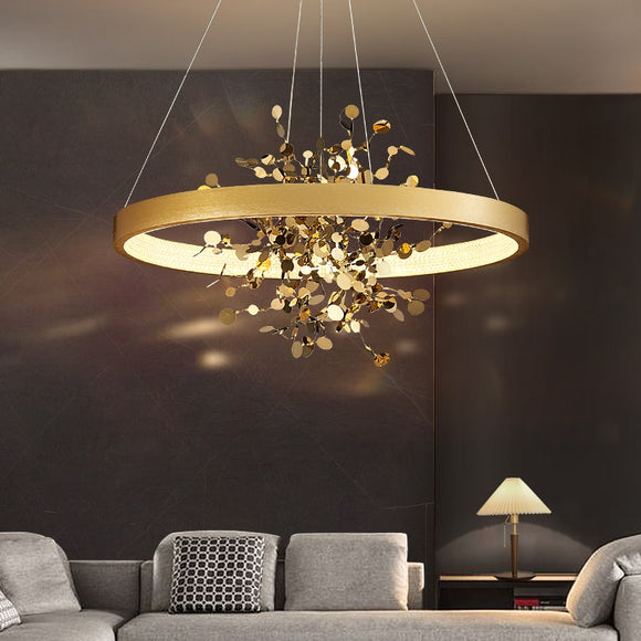 Modern luxury Ceiling Chandelier Dining room Home Copper ...